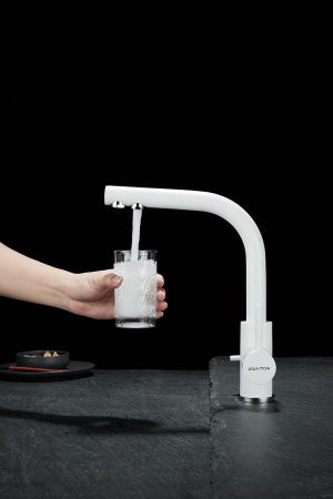 Смеситель для кухни Paulmark ESSEN Es213011-WH на мойку белый